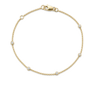 Diamond Bezel Stations Bracelet