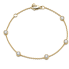 Diamond Bezel Stations Bracelet
