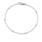 Diamond Bezel Stations Bracelet
