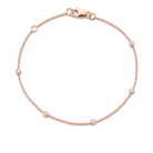 Diamond Bezel Stations Bracelet