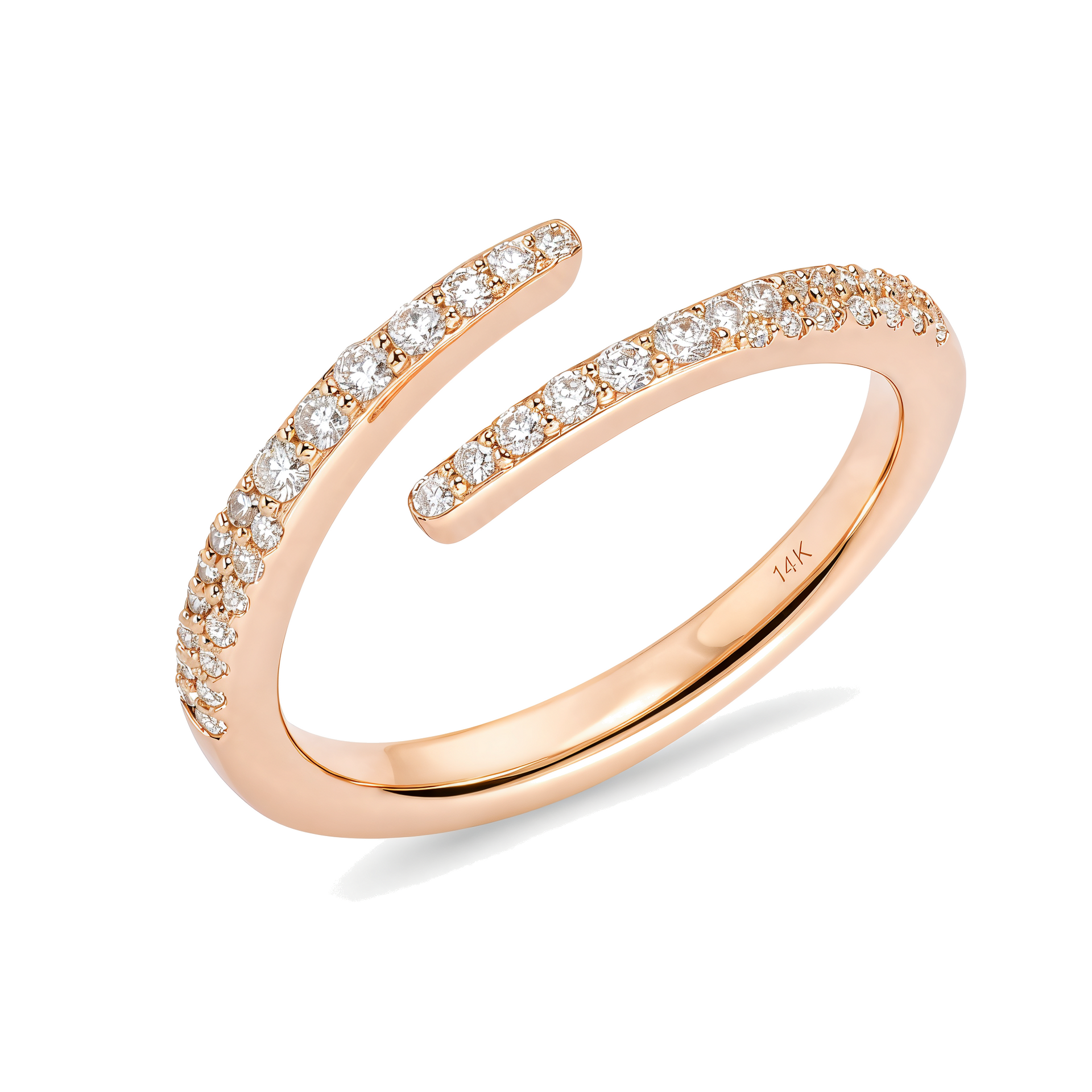 DAUGHTERS jewelry[14K] Slim diamond ring 【公式通販】