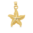 Sea Star Gold Charm