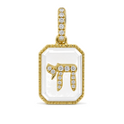 Diamond Chai On Crystal Pendant, diamond, Izakov Fine Jewelry