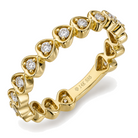 Diamond Accented Hearts Ring