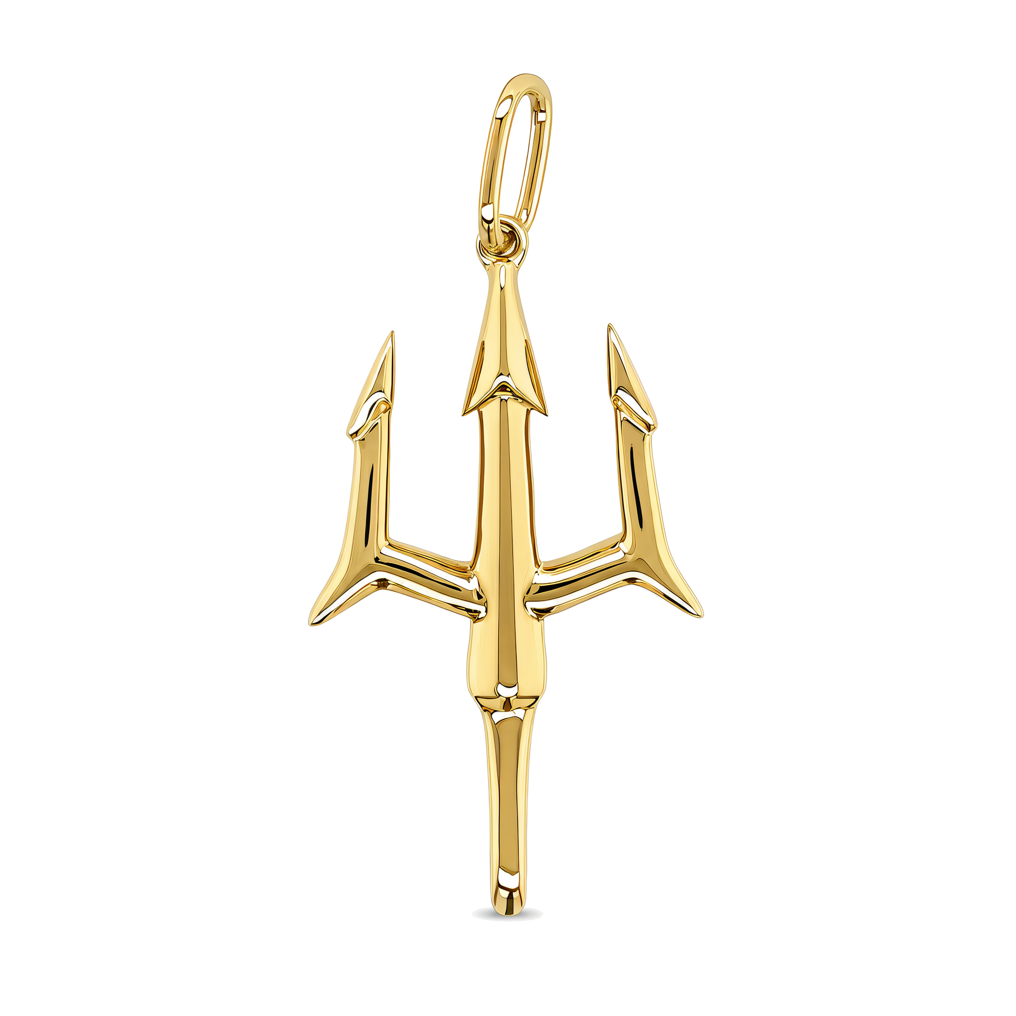 Trident Gold Pendant