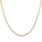 Micro Pave Diamond Bars Pattern Necklace, diamond, Izakov Fine Jewelry