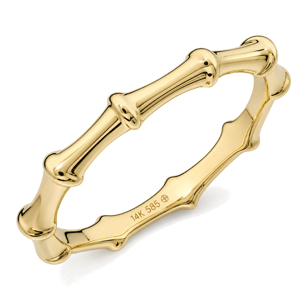 Bamboo Gold Ring
