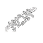 Hebrew Mom Diamond Ring