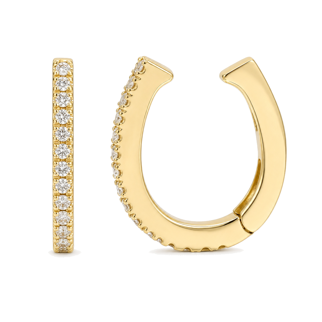 Micro Pave Diamond Ear Cuff