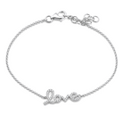 Love Script Diamond Bracelet