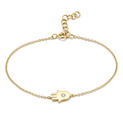 Diamond Accented Hamsa Bracelet, diamond, Izakov Fine Jewelry