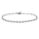Square Links Diamond Bracelet