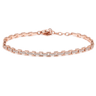 Square Links Diamond Bracelet