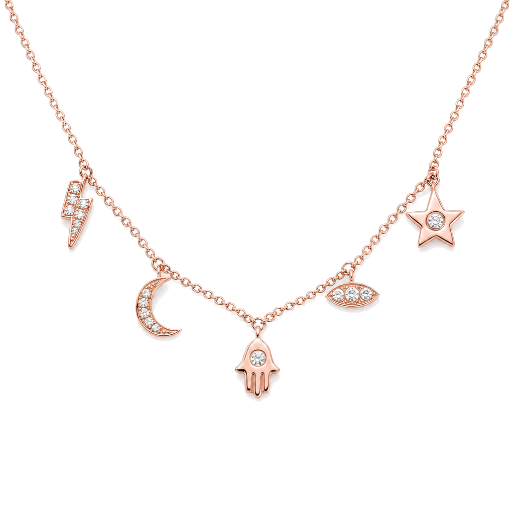Petite Charms Diamond Necklace