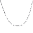 Paper Clip Link Gold Chain Necklace
