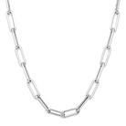 Paper Clip Link Gold Chain Necklace