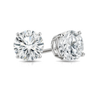 Classic Round Lab-Grown Diamond Stud Earrings, lab-grown diamond, Izakov Fine Jewelry