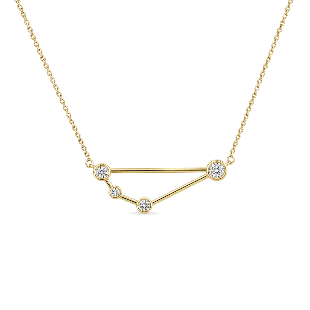 Zodiac Sign Constellation Diamond Necklace, diamond, Izakov Fine Jewelry