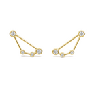 Zodiac Sign Constellation Diamond Earrings, diamond, Izakov Fine Jewelry