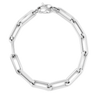 Paper Clip Link Gold Chain Bracelet
