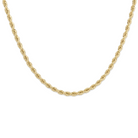 Rope Gold Chain Necklace worn on hand