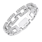 Diamond Pave Links Ring