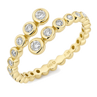 Diamond Bezels Wrap Ring