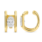 Oval Lab Diamond Ear Cuff