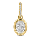Bezel Lab Diamond Pendant