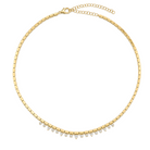 Bars Diamond Drops Necklace