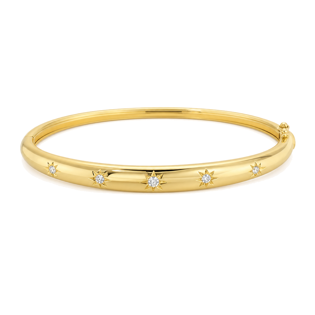 Aurora Diamond Bangle