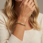 Nebula Diamond Bangle — model shot