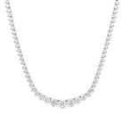 Riviera Graduated Lab-Grown Diamond Tennis Necklace