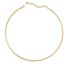 Omega Wire Gold Choker Necklace
