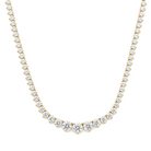 Riviera Graduated Lab-Grown Diamond Tennis Necklace