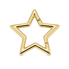 Star Carabiner Gold Charm Enhancer