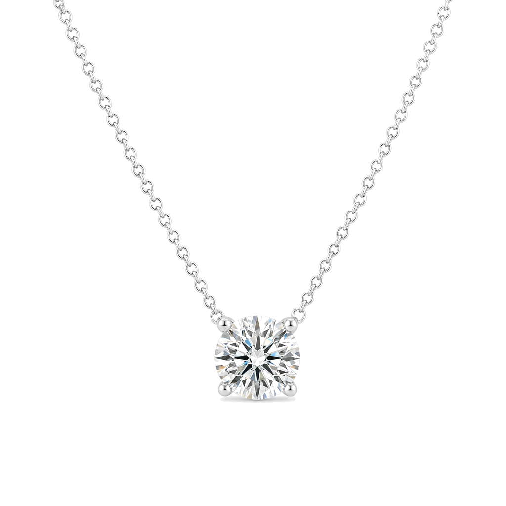 Floating Solitaire Necklace Setting