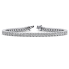 Lab-Grown Oval Diamond Tennis Bracelet