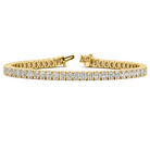 Lab-Grown Oval Diamond Tennis Bracelet