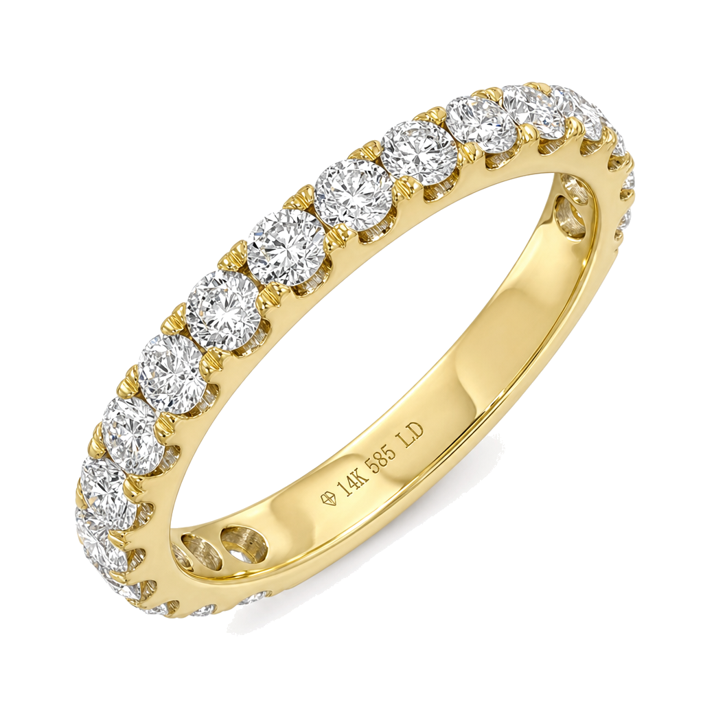 Classic Pave Lab Diamond Ring