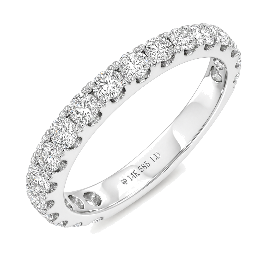 Classic Pave Lab Diamond Ring