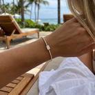 Aura Diamond Bangle — model shot