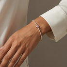 Adara Diamond Bangle — model shot