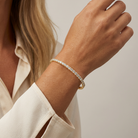 Halcyon Diamond Bangle — model shot