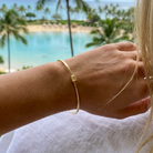Miel Diamond Bangle — model shot