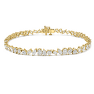 Multi-Shape Lab Diamond Tennis Bracelet