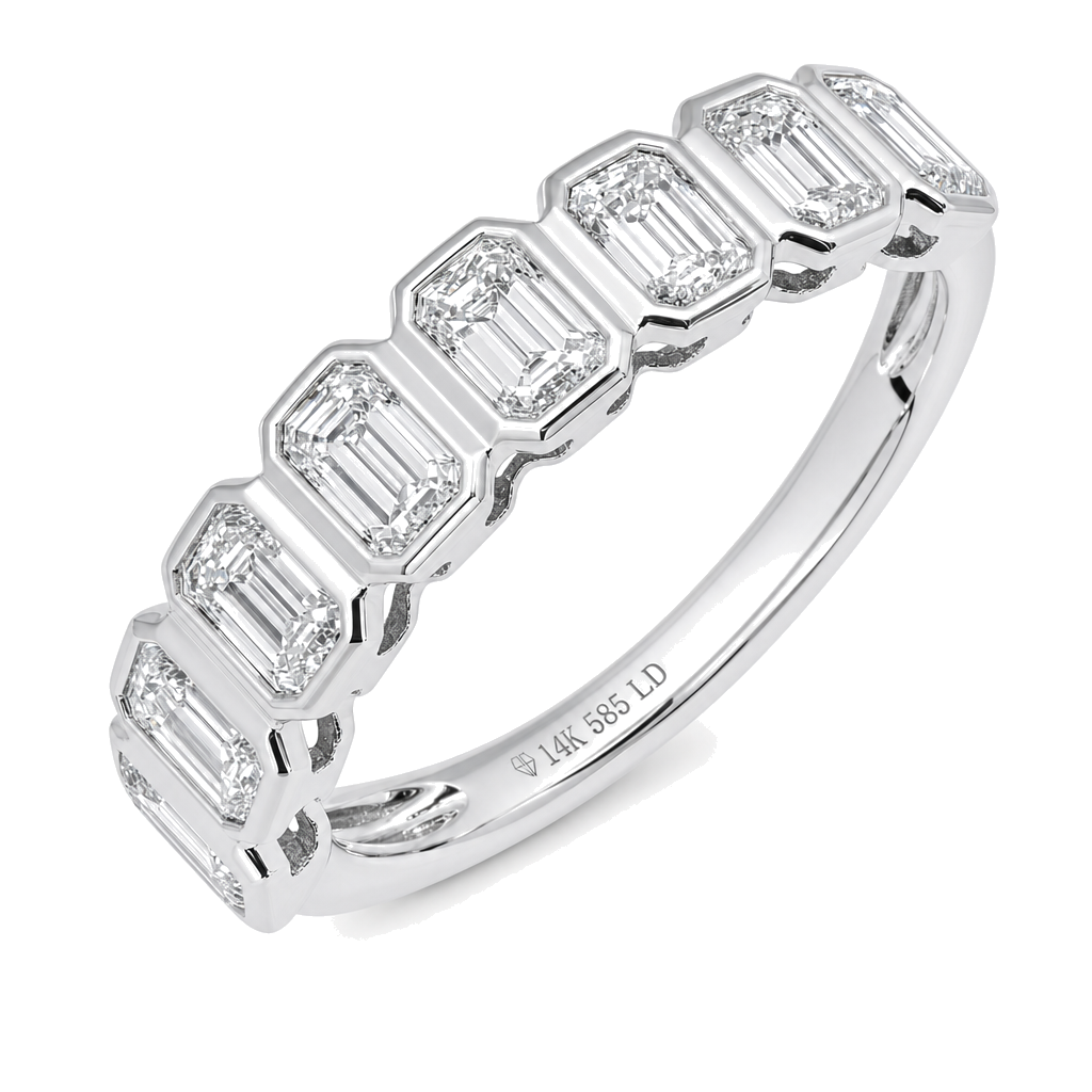 Emerald Cut Lab Diamond Ring