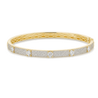 Micro Pave Diamond Bangle