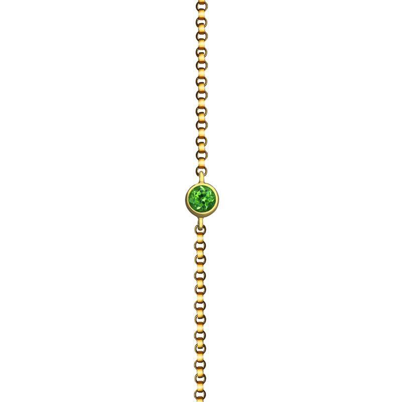 Amazon.com: DAMALI 14K GF Peridot Birthstone August Green Crystal Bracelet  with Beads, Leo & Virgo Zodiac Gems : Handmade Products