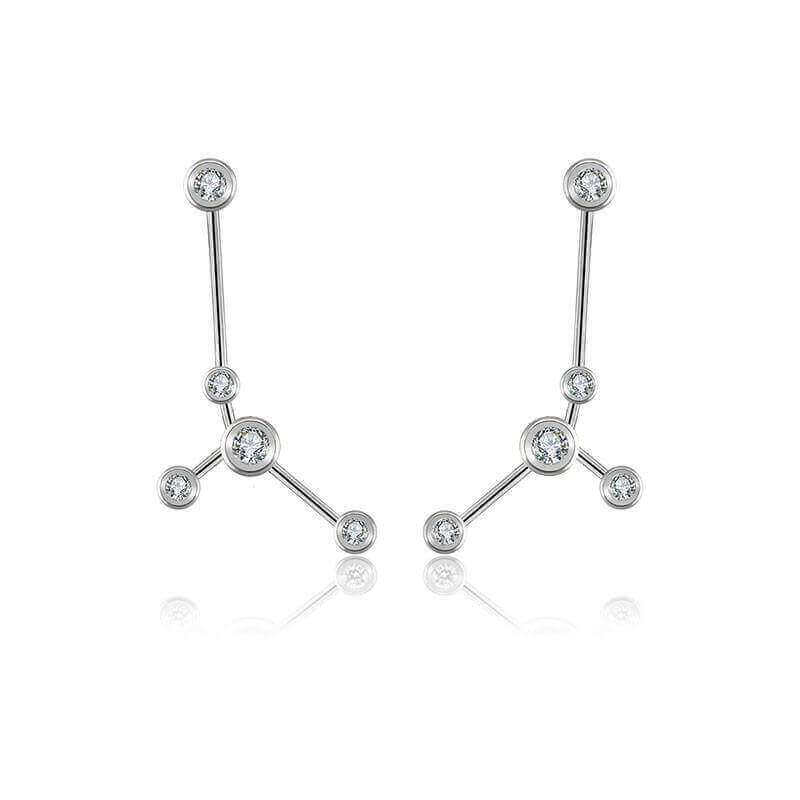 Elegant constellation-shaped diamond earrings from our exclusive jewelry collection.